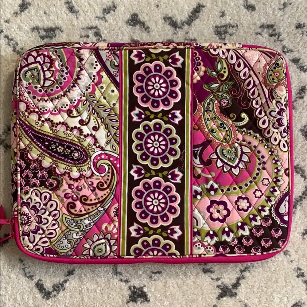 Vera Bradley Very Berry Paisley Laptop Case
